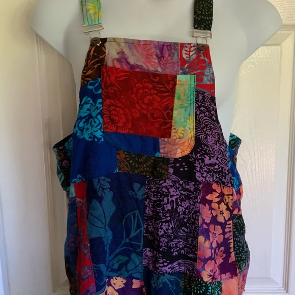 mexicali blues Pants - MEXICALI BLUES..boho Patchwork Overalls
